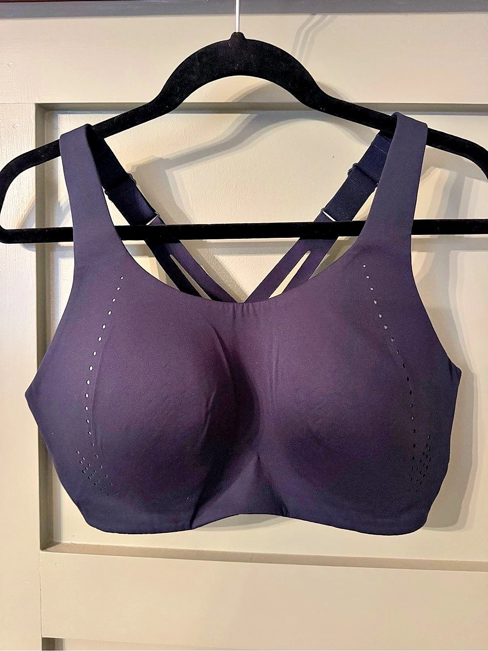 lululemon Run Times Bra navy blue Sports Bra 38D